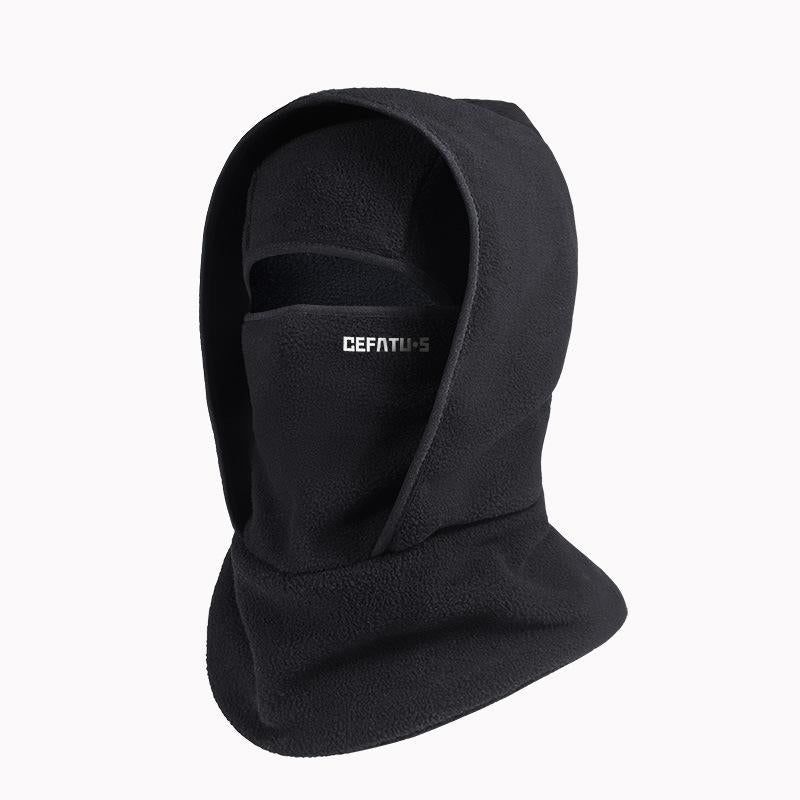 Outdoor Winter Thermal Fleece Hat, Windproof Neckband Cycling Mask, One-Piece Ski Head Cover for Cold Weather, Ideal for Skiing, Cycling & Outdoor Activities