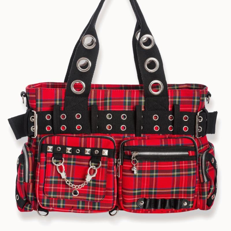 Convertible Belt Shoulder Bags with Grommets