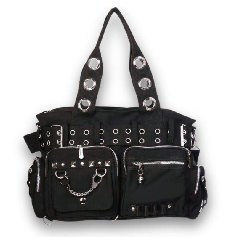 Convertible Belt Shoulder Bags with Grommets