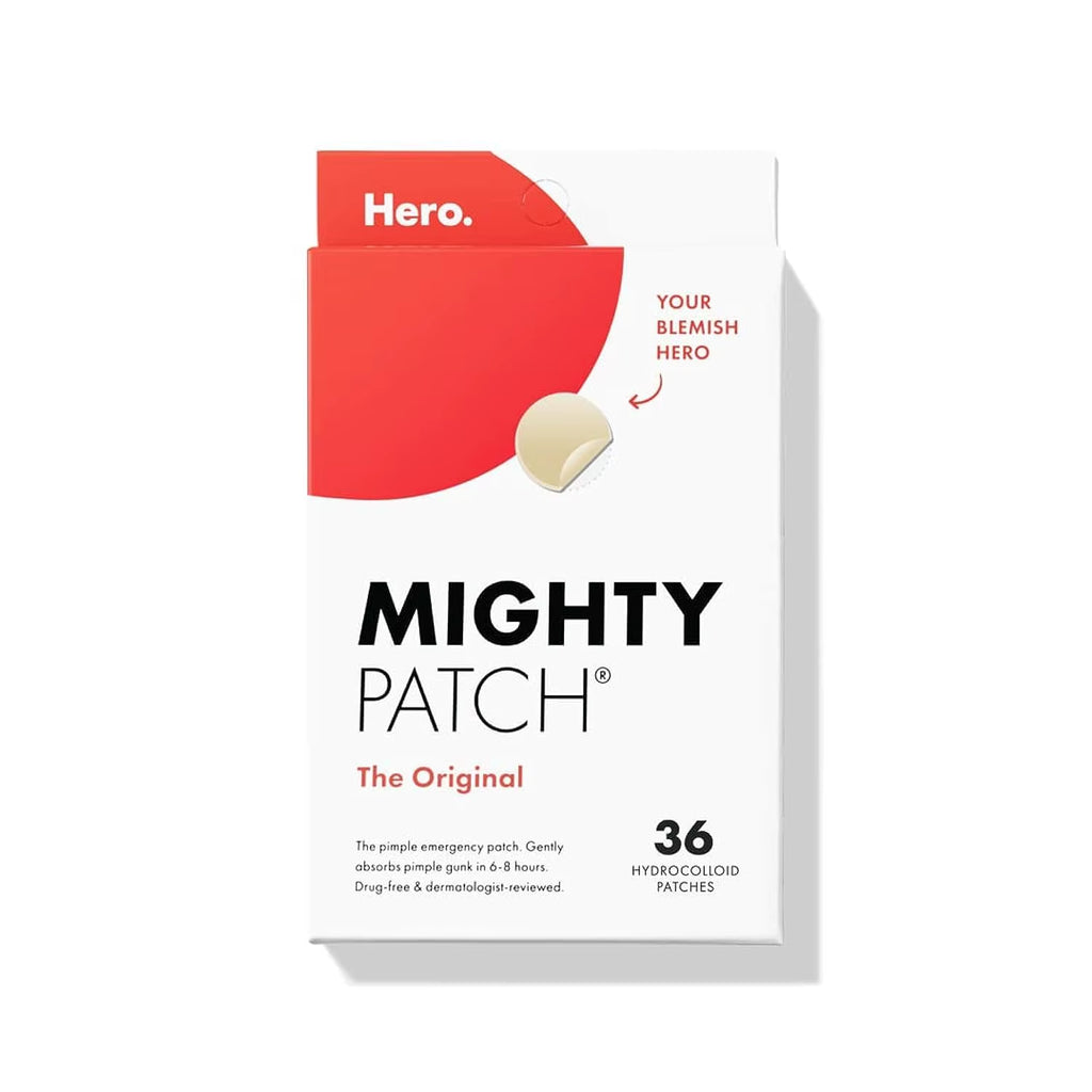 Mighty Patch Original Acne Patch, Hydrocolloid Acne Patch, Transparent Invisible Acne Patch, Suitable for Face and Skin
