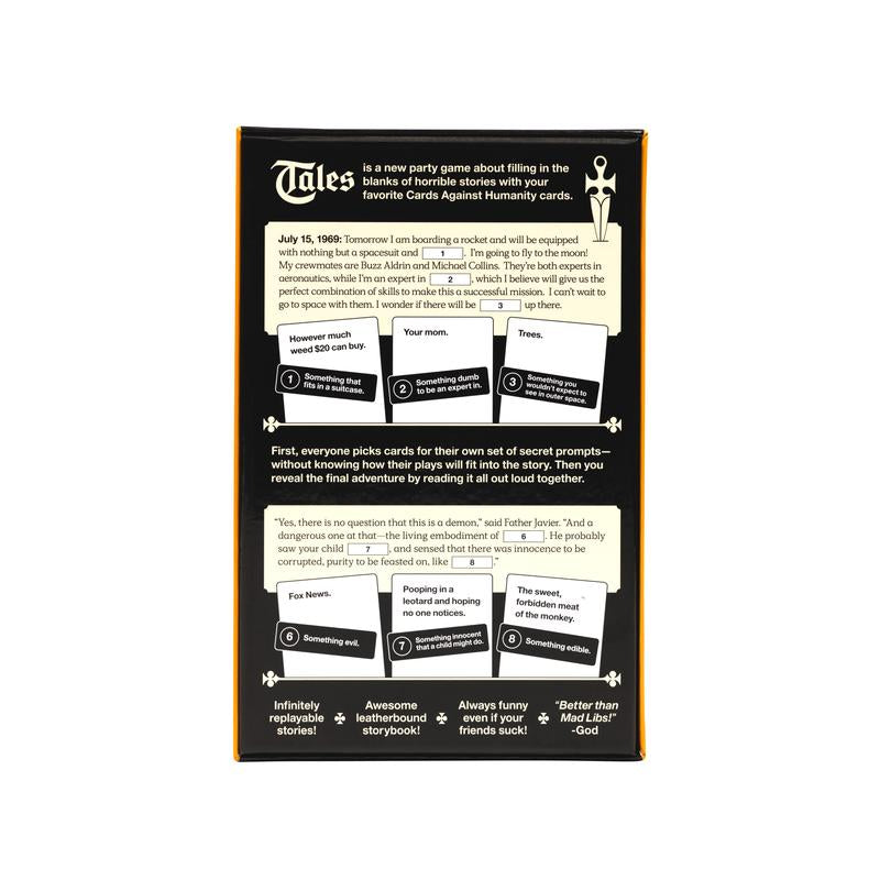 Cards against Humanity Tales • a Fill-In-The-Blank Story Game for Horrible People • a New Game to Play with Your Cards