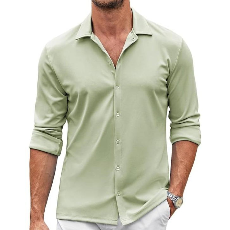 COOFANDY Fall Outfits Men'S Shirt Wrinkle Free Dress Shirt Long Sleeve Button Menswear Stylish Casual