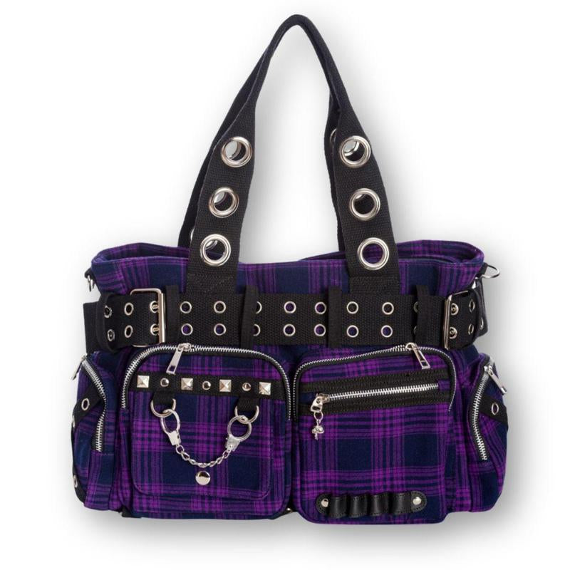 Convertible Belt Shoulder Bags with Grommets