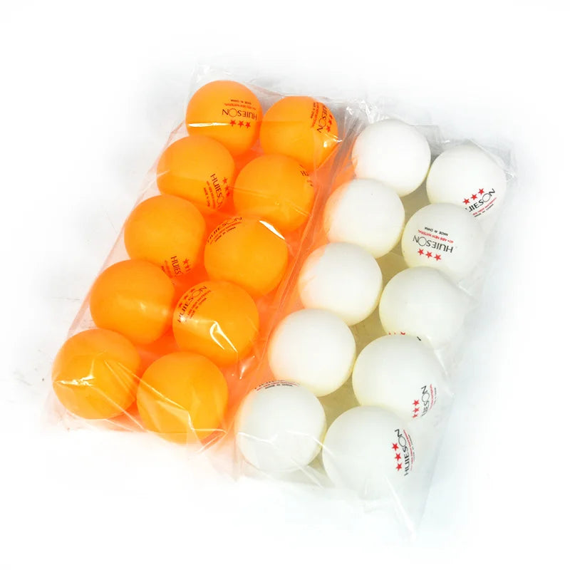 10 PCS Huieson New ABS Plastic Table Tennis Balls 3 Star 2.8G 40+Mm Ping Pong Balls for Match Training Balls
