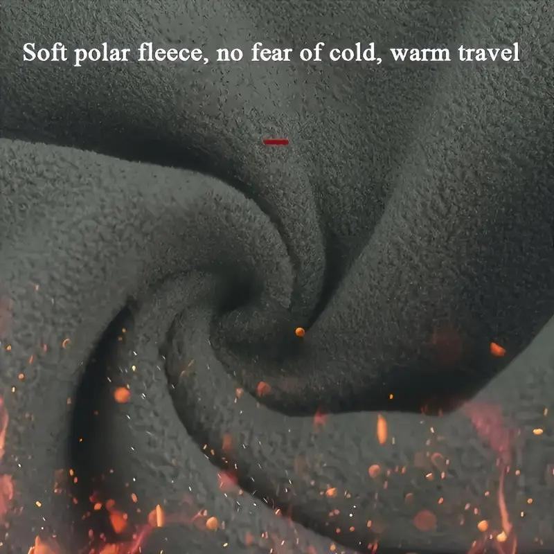 3-Piece Warm Winter Set - Windproof and Warm Knitted Balakla Hat Cycling Warmth Shake Fleece Winter Windproof Face Mask