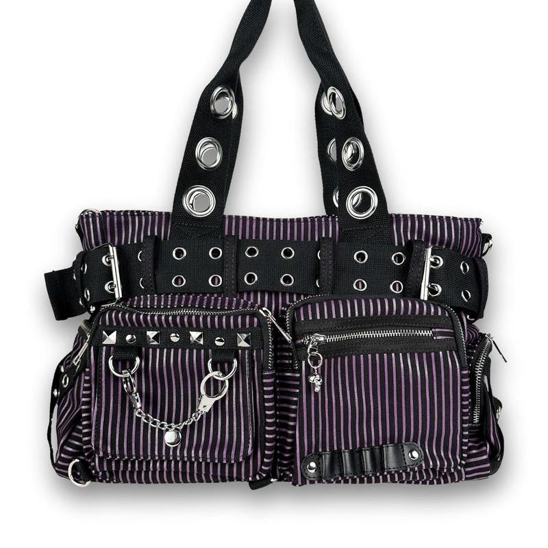 Convertible Belt Shoulder Bags with Grommets
