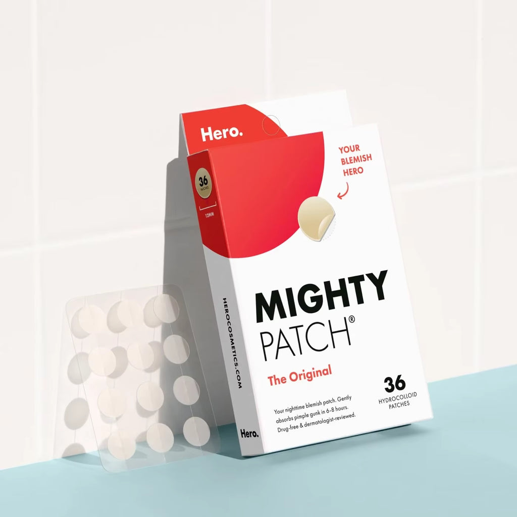 Mighty Patch Original Acne Patch, Hydrocolloid Acne Patch, Transparent Invisible Acne Patch, Suitable for Face and Skin