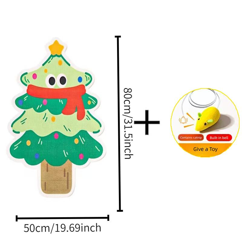 【Buy 1, Get Free Toy Mouse!】Wall Mounted Cat Scratching Board Thickened Durable Wear Resistant Protects Furniture from Cat Scratching Suitable for Walls Sofas Cabinets Doors Glass Personalized Cat Tree Tower Cat Toy Mouse Pet Supplies Scratcher