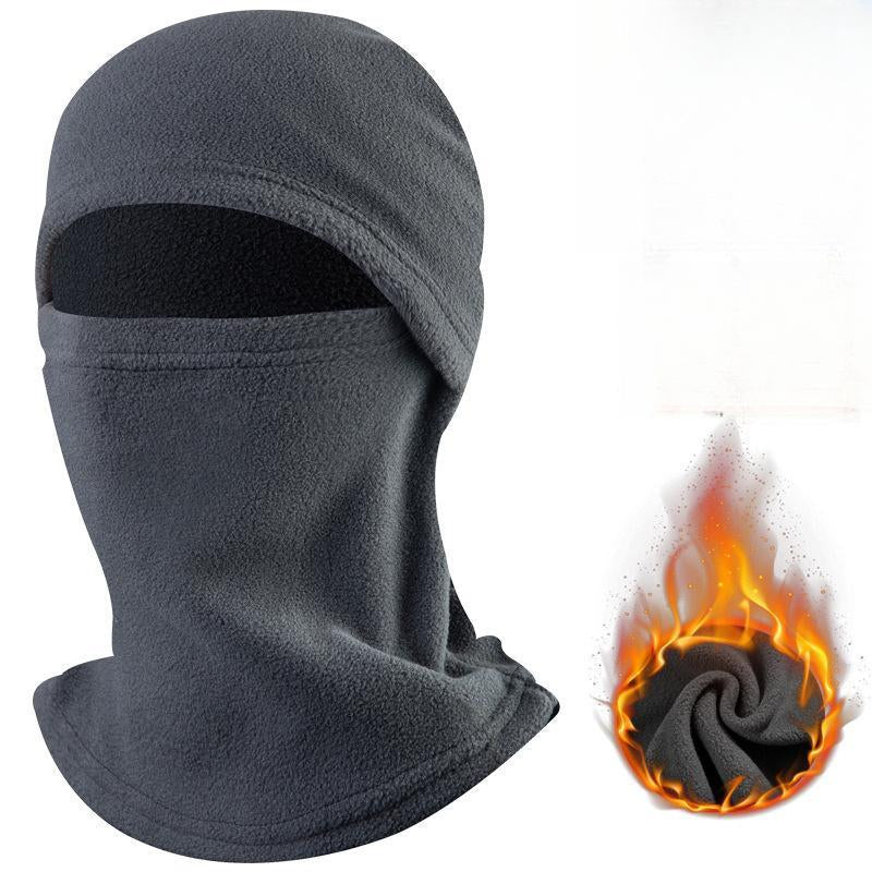 3-Piece Warm Winter Set - Windproof and Warm Knitted Balakla Hat Cycling Warmth Shake Fleece Winter Windproof Face Mask
