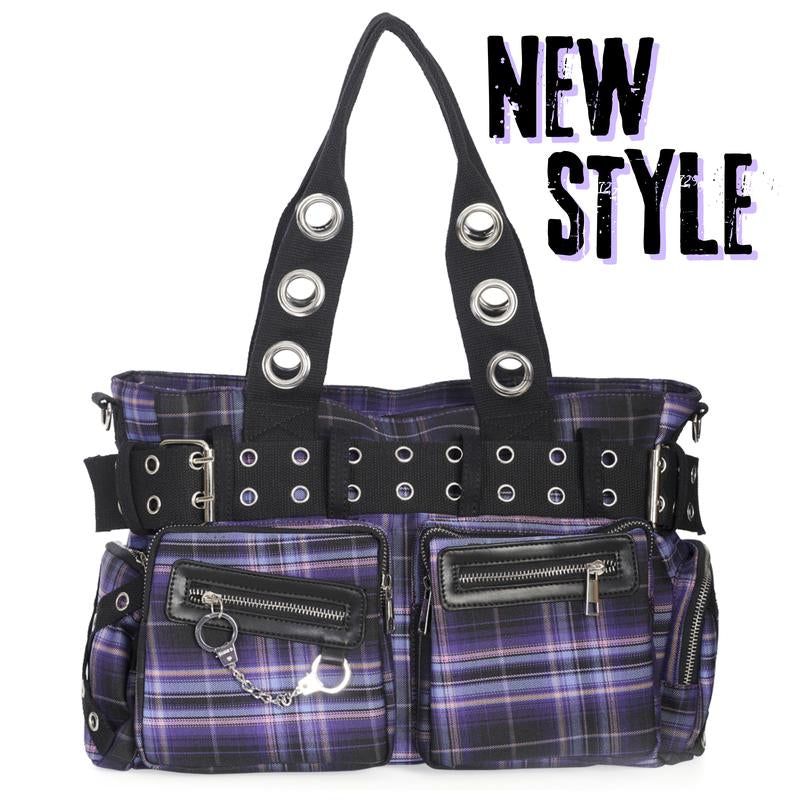 Convertible Belt Shoulder Bags with Grommets
